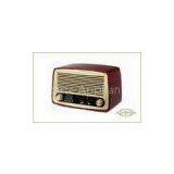 Alarm Clock Wooden Retro Radio USB / SD / MMC Socket MP3