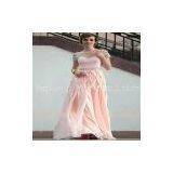 V-Neck Diamante Changeable Silk Prom Dresses thumbnail-2