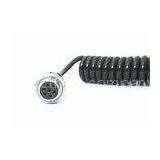 7 Pin Spiral Power Cable , Reversing Camera Extension Cable For Vehicle CCTV