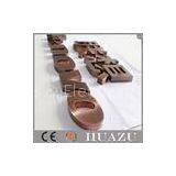 Gold Antique Polished Copper Titanium Sign Letters / Exterior Sign Letters