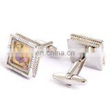 Luxury Cufflinks Colorful Crystal Square Wedding Cufflinks thumbnail-3