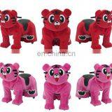 HI Colorful Tiger Plush Zoo Animal Electric Scooter Animal Ride for Kids thumbnail-1
