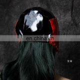 Sexy Shiny Bondage Mask Studded Mask Half Head Hood Sexy Adult Novelty Product thumbnail-3