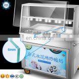 Electrical Double Flat Pans Thailand Roll Fried Ice Cream Machine / Ice Cream Cold Plate / Fry Ice Cream Machine thumbnail-3