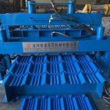 Steel Glazed Tile Double Layer Cold Roll Forming Making Machine thumbnail-2