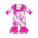Trendy Girls Clothing Boutique Tye Dye Romper thumbnail-7