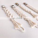 Оптовая продажа индивидуально изготовленных вязаных шнурков для детских соскарей в виде цепочки