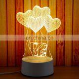 3D Creatives Acrylic Board Night Light for Gifts Oem Artwork is Welcomed thumbnail-4