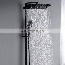 HM005 Contemporary Exposed THERMOSTATIC Square Thermostat Smart Upc Shower Set thumbnail-5