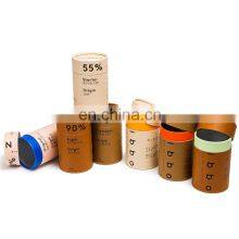 Fancy Chocolate Candy Packaging Custom Printed Round Paper Tube Luxury Cylinder Cardboard Tube thumbnail-1