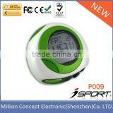 Large Scale Step Counter Digital Sensor Round Pedometer calorie km counter