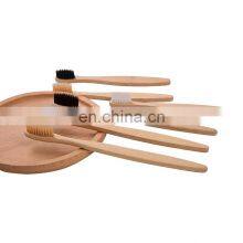 Free Sample CE Biodegradable Charcoal Bristles OEM Bamboo Toothbrush With Customized Logo thumbnail-4