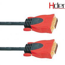 OEM & Stock Wholesale DVI Cable High Quality Gold Plated 24+1 DVI Male To Male Cable for Computer TV Projector HD5008