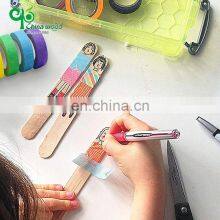 Yada Wholesale Disposable Birch Ice Cream Wooden Stick Diy Handcraft Colorful Artificial Ice Cream Stick thumbnail-1