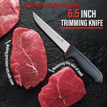 Meat Kebab Beef Sausage Fish Mutton Processing Slaughtering Butchery Hand Knives Tools Smallwares Hooks Supplies Produced by Bolex China Colour Coded Softgrip Santoprene Handles Full Range thumbnail-5