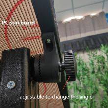 Indoor & Outdoor Furniture Modern 3-Seater Metal Frame Patio Swing Chair With Foldable Table & Padded Cushion Can Be Used As Bed thumbnail-4