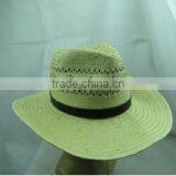 Classic Panama Hats Made by Natural Grass With Wide Brim thumbnail-1