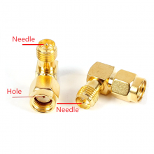 Right Angle RF Coaxial Adapter SMA-JKW Connector Bend 90 Degree thumbnail-2