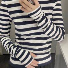 Slim Fit Round Neck Long Sleeved Base Shirt Suitable for Spring and Autumn Wear thumbnail-4