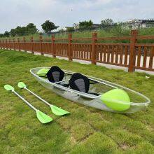 2 People Strong Transparent Kayat With Airbag, Paddle, Seats for Tourism & Photography Industry thumbnail-3