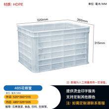Transport Circulation Basket, Plastic Frame, Thick-walled Material, Fruit Basket, Blue Plastic Fram thumbnail-2