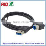 Comprehensive RIGHT ANGLE LEFT ANGLE USB 3.0 A Male To B Male Cable thumbnail-1