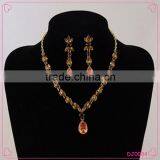 Elegant Italian Gold Plated Jewelry Set For Evening Dress Wholesale thumbnail-1