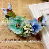 Sen is a Tire on Holiday Simulation Sisters Flower Bride Hair Bracelets Bridesmaid Wrist Wedding Turquoise Jewelry thumbnail-6
