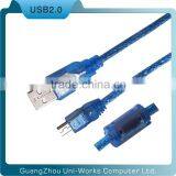 USB2.0 Charger AM to Mini Usb 5pin Cable