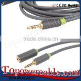 Manufacturing 3.5mm Headphone Jack To AUX Input Auxiliary Audio Cable Extension thumbnail-2