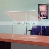 Clear Acrylic Tabletop Lectern/podium Custom Acrylic Table