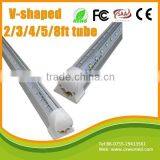 5FT Integrated Cooler 1500mm t8 Led Tube Light 270 Degree Led Tube v Shaped Tube