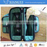 Canvas Picnic Wine Bag Kit Glasses Cork Opener Insulated Wine Tote Bag Supplier's Choice