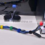 Colorful Adjustable Hook and Loop Wire Cable Tie With Label Tag thumbnail-5