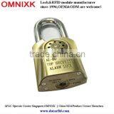 Digital Alarm Round Iron Padlock AL-60 for Construction Vehicles