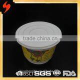 Best Sale 1L OEM Printed Plastic Disposable Bowl With Lid