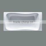 Overall 67" Drop in Cast Iron Bath Tub Classical Island Rectangle Bath