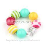 New Kids Necklace,Toddler BubbleGum Chunky Large Bead With Bracelet ,candy Color thumbnail-5