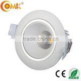 Zhongshan Guzhen 10W White Round Cob Led Downlight Recessed Lights Housing