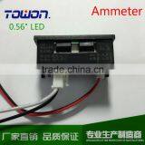 0-50A DC Ammeter With Shunt Resistor Mini Panel Amp Meters Red/Blue/Green LED thumbnail-4