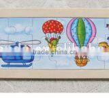 Hot Sale Educational Wooden Toys Plane Puzzle thumbnail-1