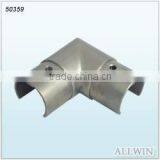 Stainless Steel 90 Degree Glass Slot Pipe Connector