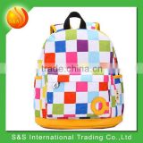 Korean style colorful travel backpack student kindergarten school bag
