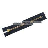 Heavy Duty Golden Metal Zippers for Garment thumbnail-3
