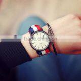 Retro Unisex Watch, Boyfriend Watch, Nylon Watchband, Antique, Brass Watch, Unique Watches, Vintage Style Leather Watch thumbnail-4