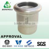 Stainless steel pipe end cap