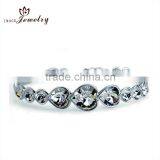 Hot Selling Fashion Crystal Silver Bracelet thumbnail-1