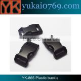 Yukai buckle for bag/plastic contoured curved buckle/luggage bag buckle plastic