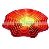 New Design Melamine Candy Wave Plate