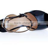 Elegant and Generous Black Sandal Wedge 13 Large Size Women High Heel thumbnail-2